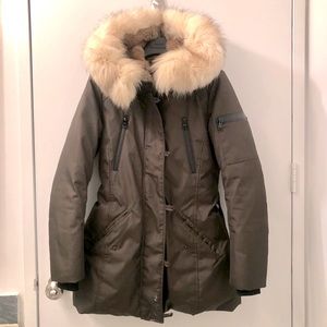 Andrew Marc Fox Fur Puff Coat